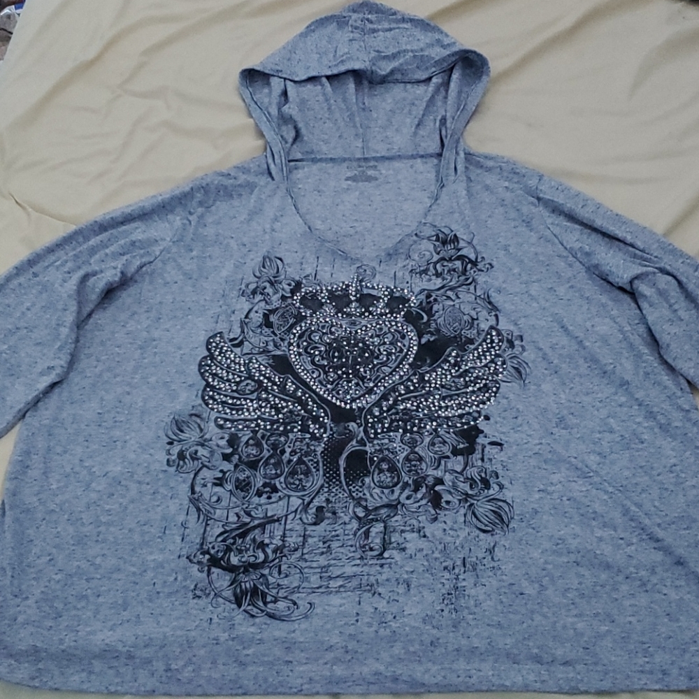 Thin long sleeve hoodie